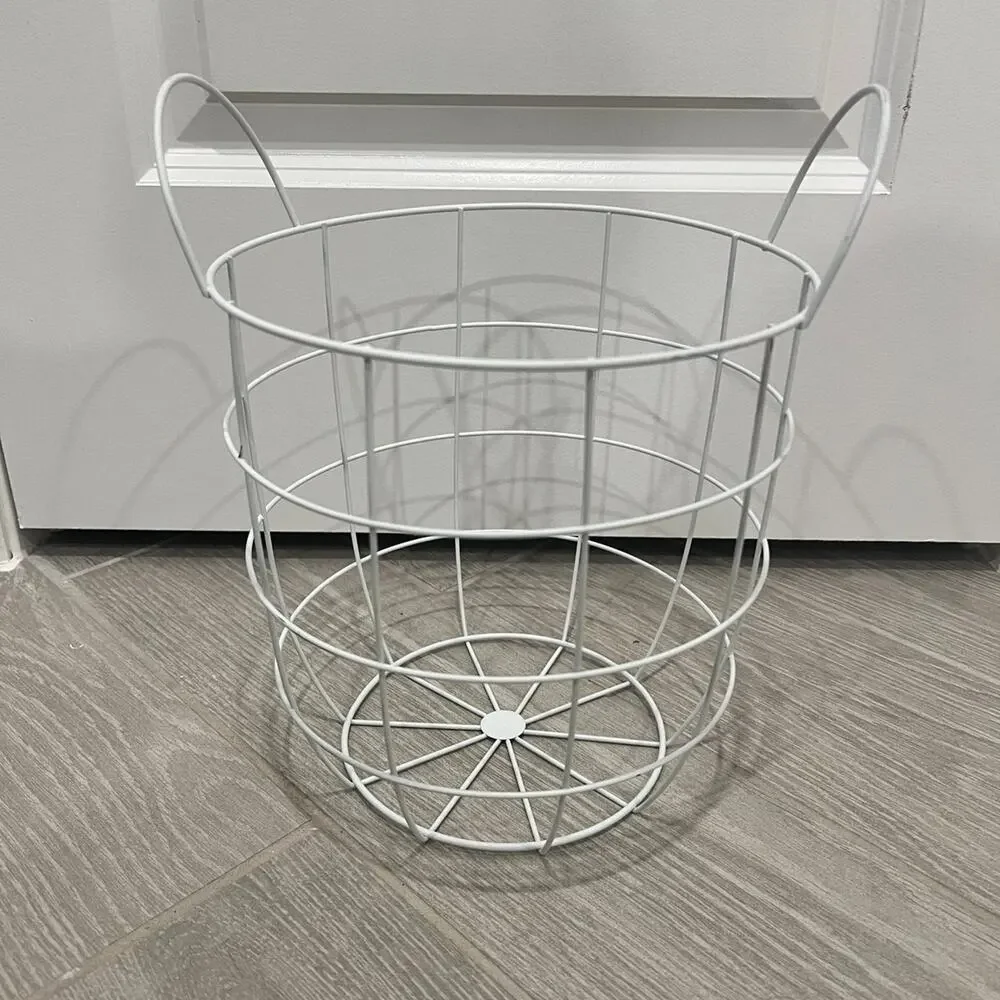 White Wire Basket